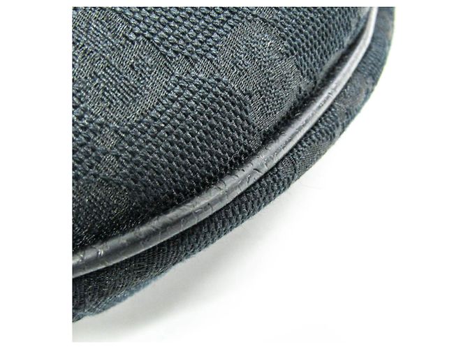 Borsa a Spalla Gucci GG Canvas Nero - vista 4