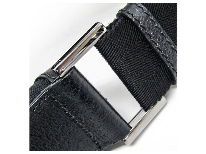 Borsa a Spalla Gucci GG Canvas Nero - vista 7