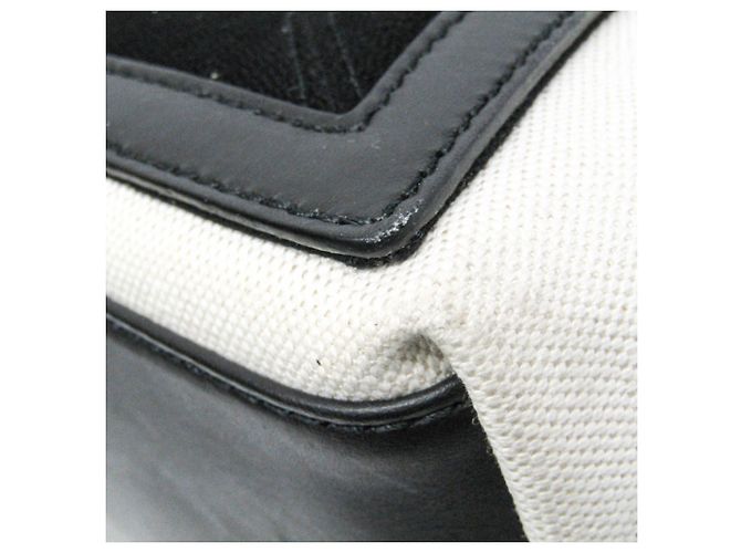 Borsa Balenciaga Navy Cabas M Nero Bianco sporco - vista 4