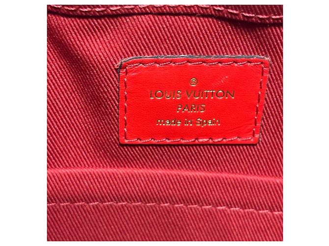Louis Vuitton Monogram Saintonge 2018 Marrone Rosso - vista 10