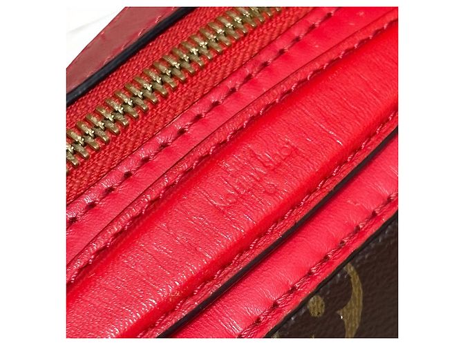 Louis Vuitton Monogram Saintonge 2018 Marrone Rosso - vista 12