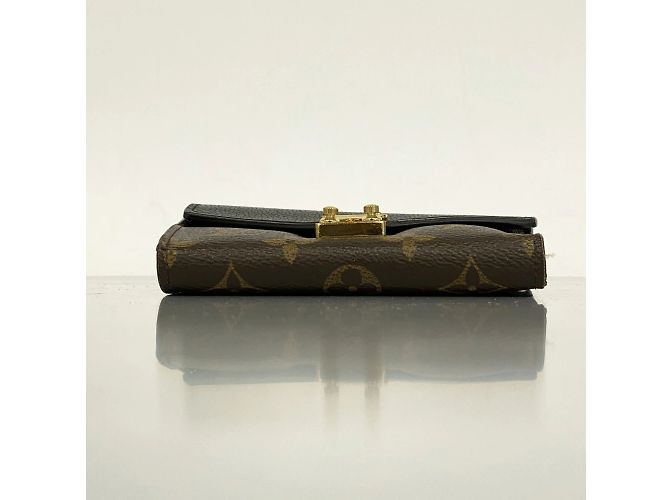 Pallas Louis Vuitton Dreifach-Brieftasche Braun Schwarz - Ansicht 2