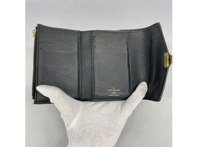Pallas Louis Vuitton Dreifach-Brieftasche Braun Schwarz - Ansicht 3