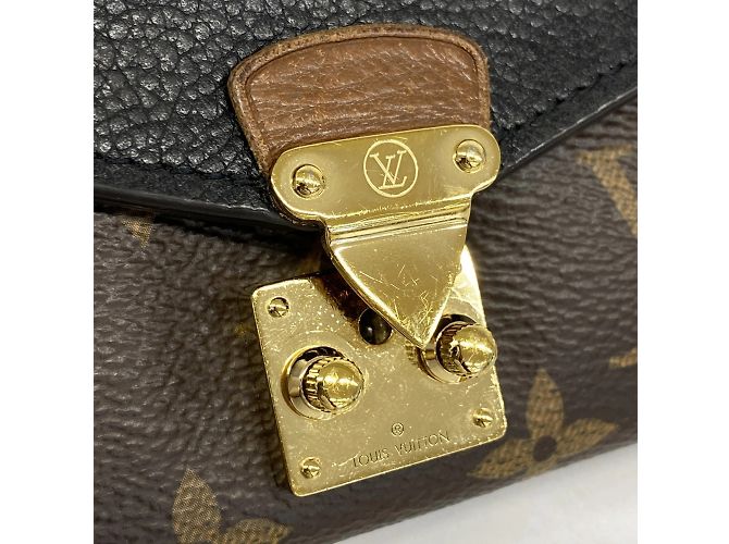 Pallas Louis Vuitton Dreifach-Brieftasche Braun Schwarz - Ansicht 9