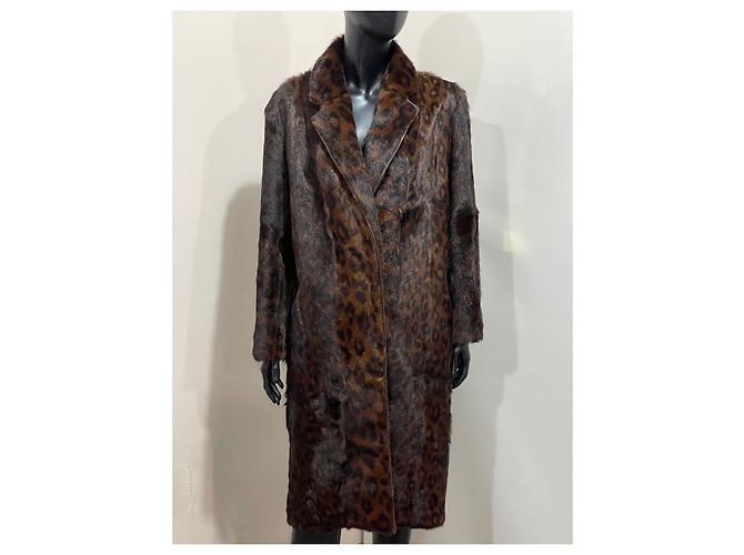 Abrigo de piel Tom Ford Marrón Castaño - vista 2