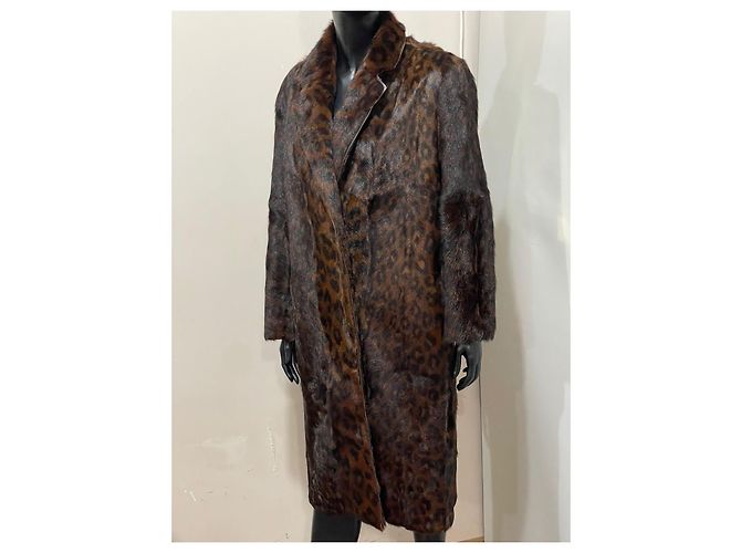 Abrigo de piel Tom Ford Marrón Castaño - vista 3