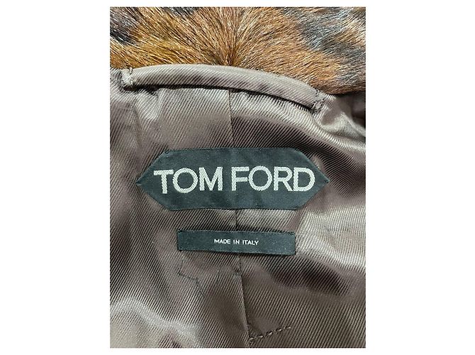 Abrigo de piel Tom Ford Marrón Castaño - vista 5