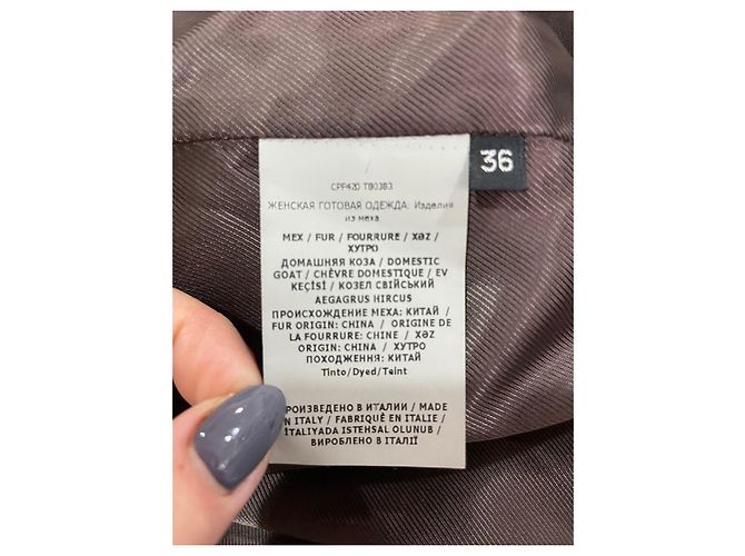 Abrigo de piel Tom Ford Marrón Castaño - vista 6