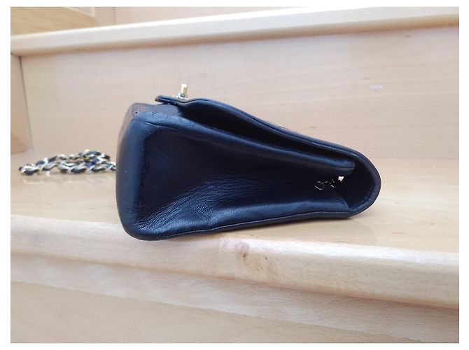 Borsa Chanel in pelle nera Nero - vista 11