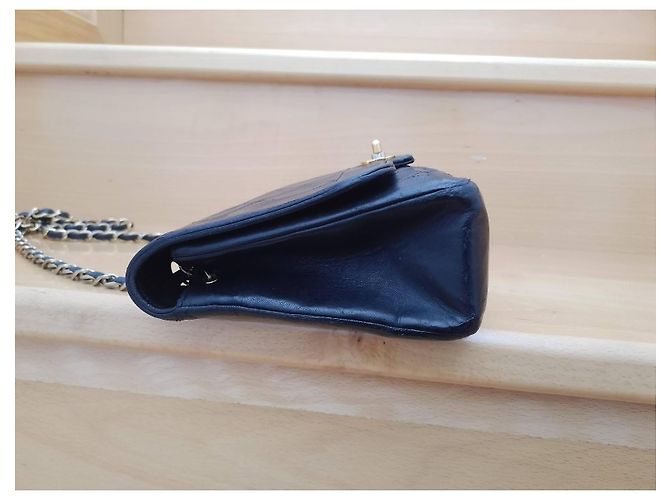 Borsa Chanel in pelle nera Nero - vista 13