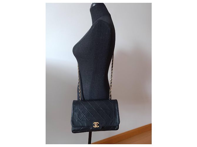 Borsa Chanel in pelle nera Nero - vista 2