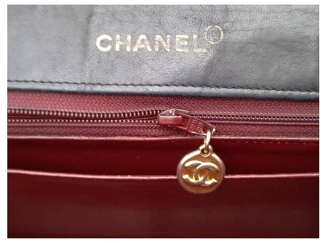 Borsa Chanel in pelle nera Nero - vista 4