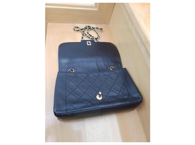 Borsa Chanel in pelle nera Nero - vista 8
