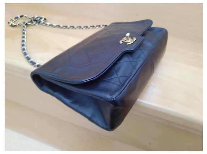 Borsa Chanel in pelle nera Nero - vista 9