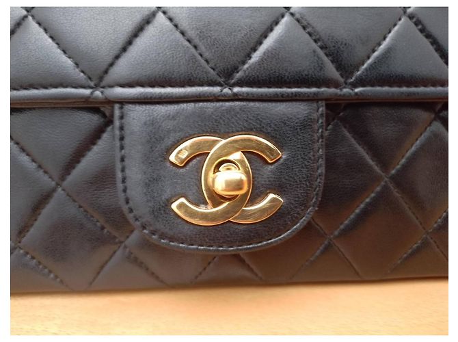 Borsa a mano Chanel in pelle nera Nero - vista 11