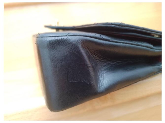 Borsa a mano Chanel in pelle nera Nero - vista 12