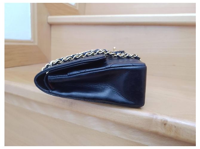 Borsa a mano Chanel in pelle nera Nero - vista 15