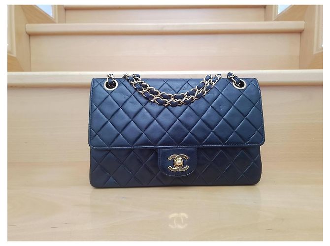 Borsa a mano Chanel in pelle nera Nero - vista 18