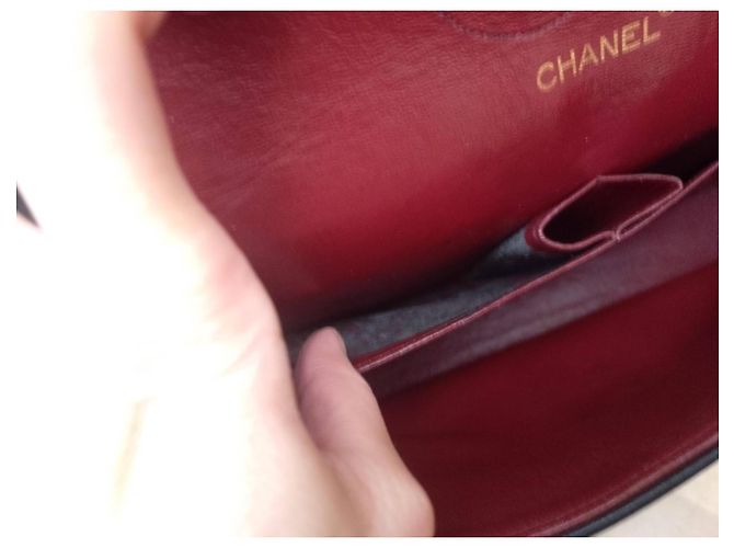 Borsa a mano Chanel in pelle nera Nero - vista 7