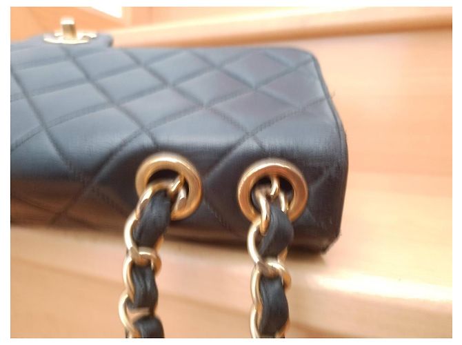 Borsa Chanel XXL in pelle nera Nero - vista 4