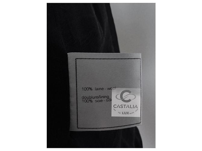Chanel Iconic Chain Trim Black Tweed Jacket - view 16