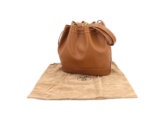 Hermès Borsa a spalla GM Hermes Market Marrone D'oro - vista 9