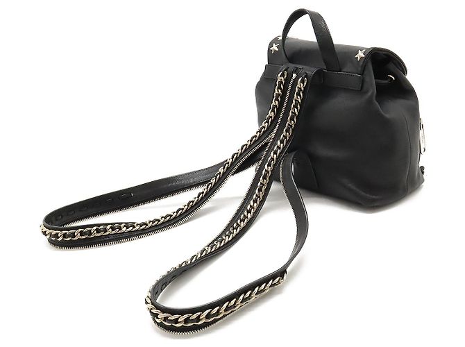 Mochila de cuero negra Jimmy Choo SUKI - vista 2