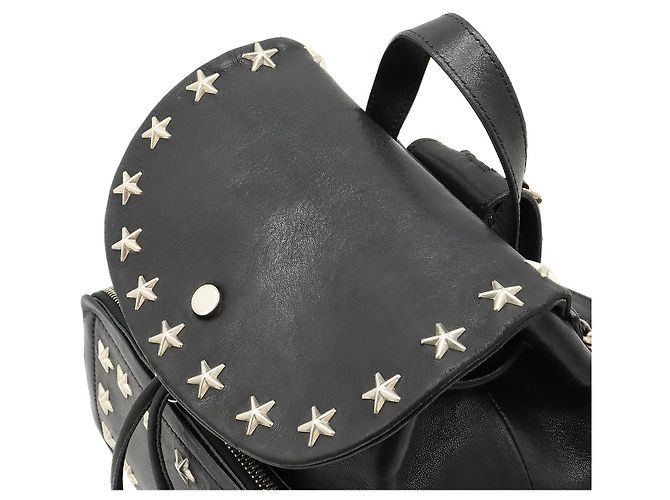 Mochila de cuero negra Jimmy Choo SUKI - vista 4
