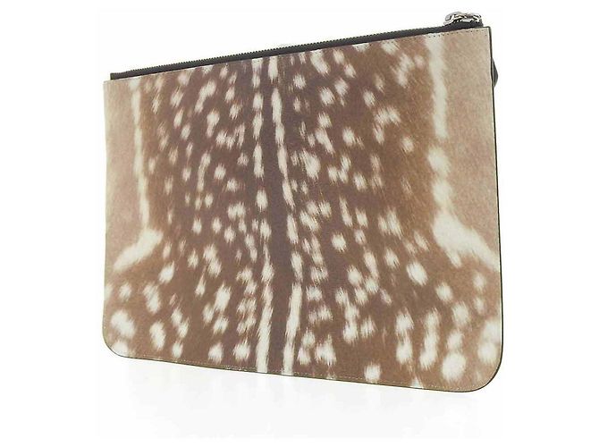 Burberry London Leoparden-Clutch Tasche Braun - Ansicht 2