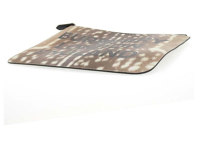 Burberry London Leoparden-Clutch Tasche Braun - Ansicht 4