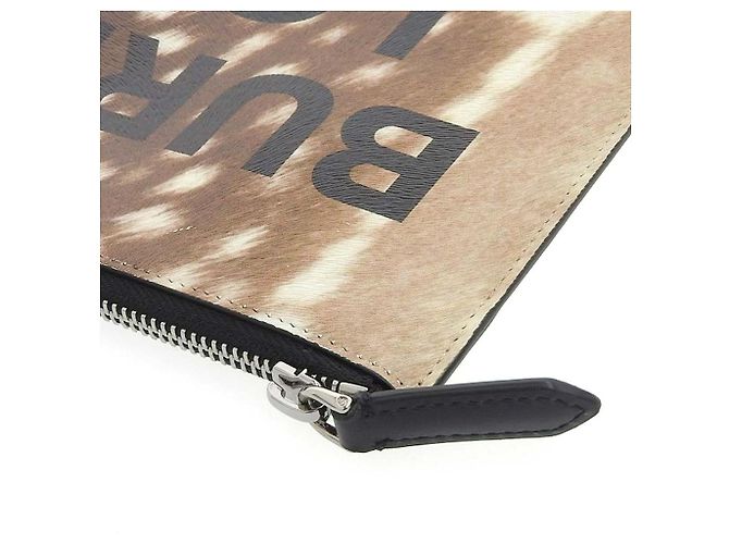 Burberry London Leoparden-Clutch Tasche Braun - Ansicht 5