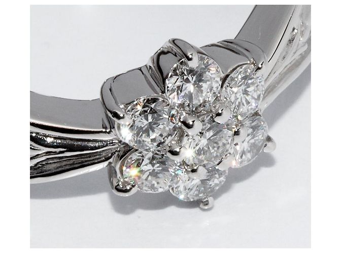 Autre Marque Pt900 Diamantring 0,55 ct Größe 12,5 - Ansicht 5