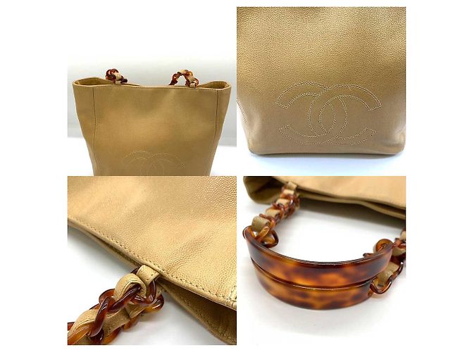 Chanel Caviar Hautschild Schildkrötenhaut Tote Bag - Ansicht 4
