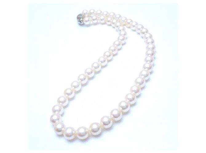 Autre Marque Collana di perle Akoya argento 7-8mm 40cm - vista 3