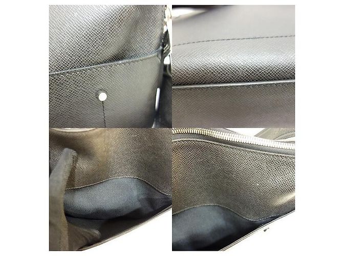 Borsa messenger Louis Vuitton Taiga Grigori Nera Nero - vista 4