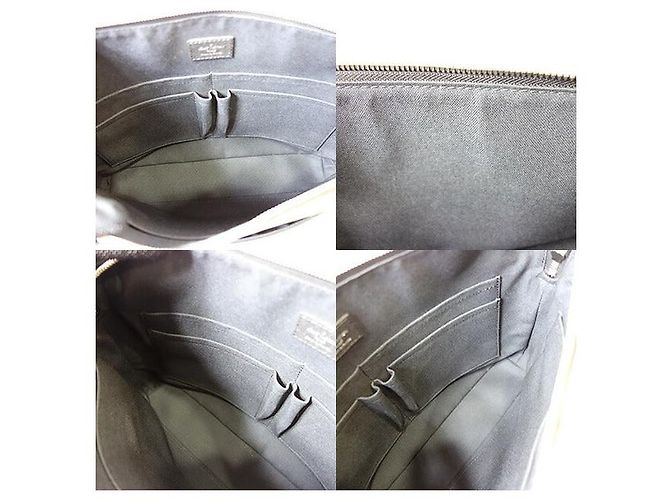 Borsa messenger Louis Vuitton Taiga Grigori Nera Nero - vista 5