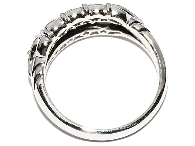 Autre Marque Pt900 Rubin-Diamant-Ring - Ansicht 3