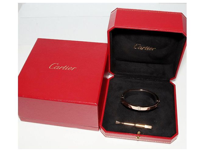 Bracciale Cartier Love Au750 Taglia 17 D'oro - vista 3
