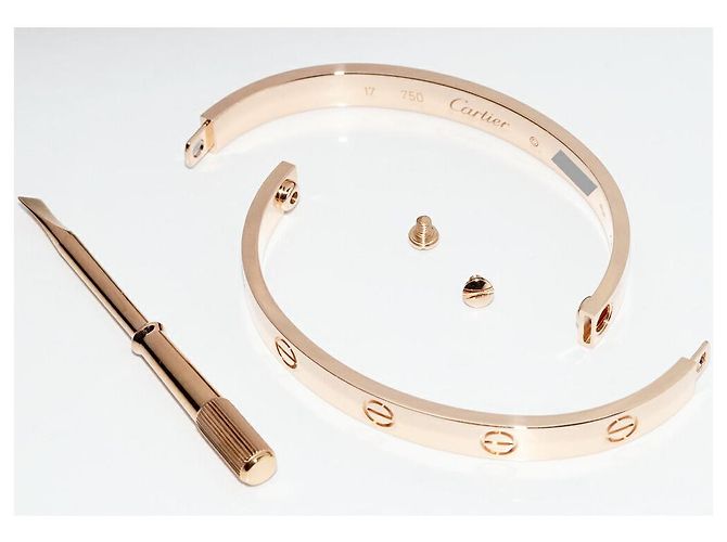 Bracciale Cartier Love Au750 Taglia 17 D'oro - vista 4