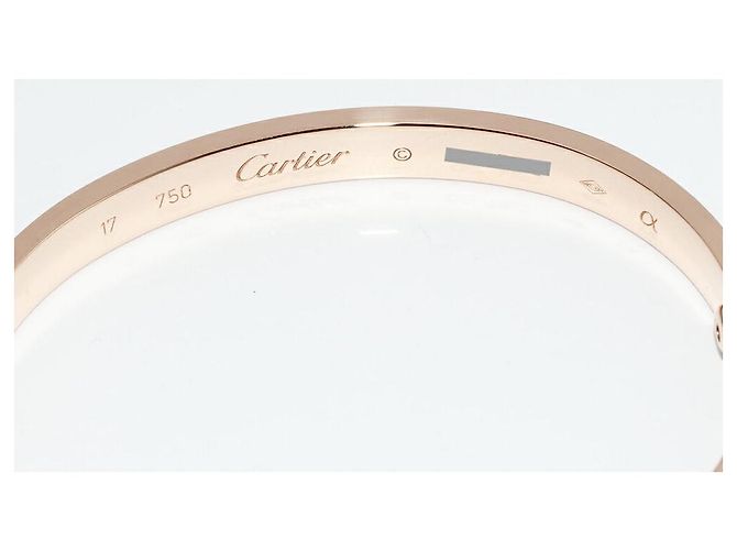 Bracciale Cartier Love Au750 Taglia 17 D'oro - vista 5