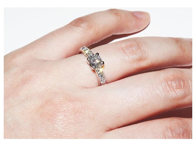 Autre Marque Pt900 Platin-Diamantring 0,52 ct - Ansicht 6
