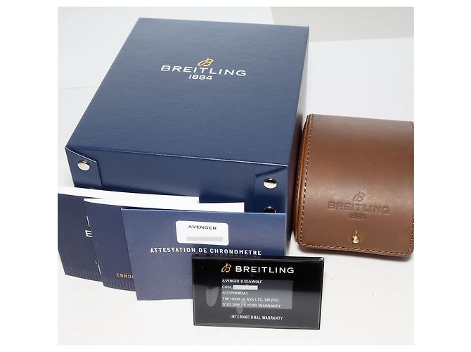 Breitling Black Dial Avenger II Seawolf Uhr A17331 Schwarz - Ansicht 3