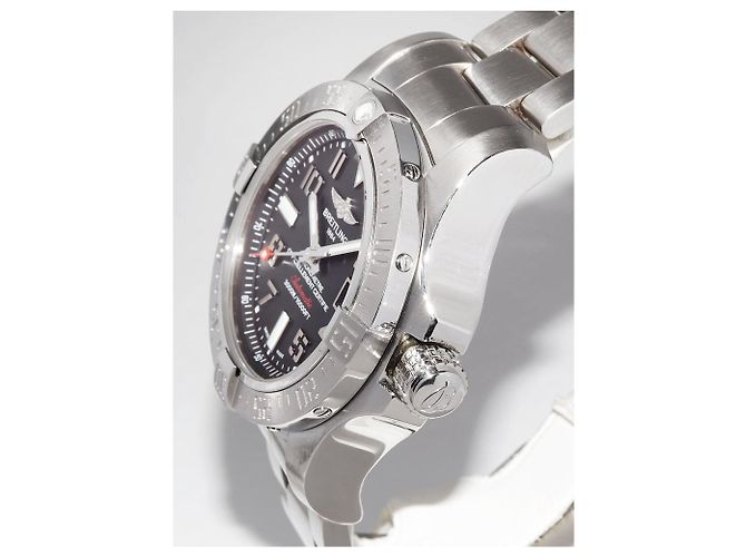 Breitling Black Dial Avenger II Seawolf Uhr A17331 Schwarz - Ansicht 4
