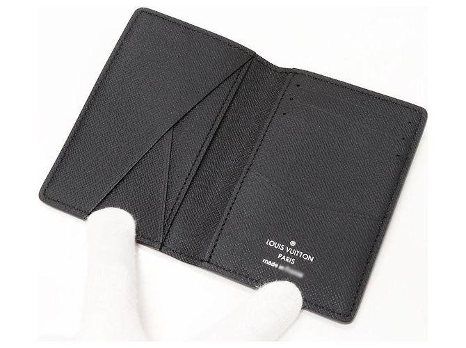Tarjetero de bolsillo Epi Organizer Louis Vuitton M60642 Negro - vista 3