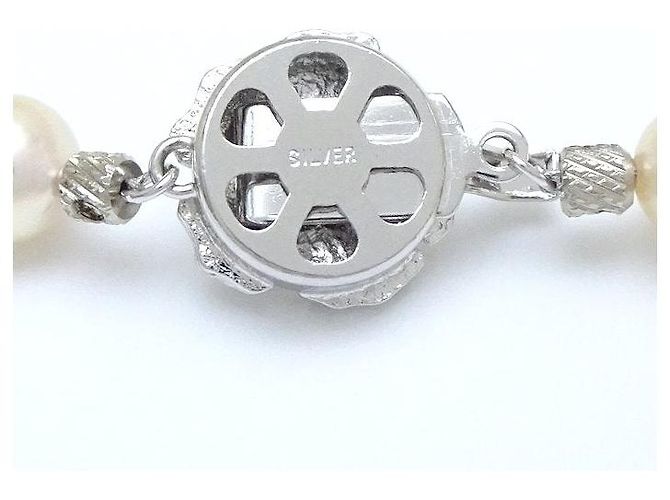 Autre Marque Collana di perle Akoya Argento 44cm - vista 5