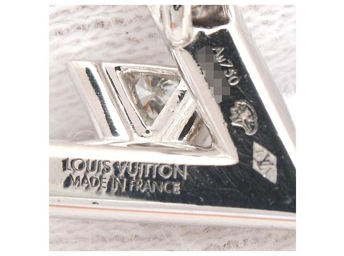Louis Vuitton 18K Weißgold Volt One PM Halskette Q93806 - Ansicht 6