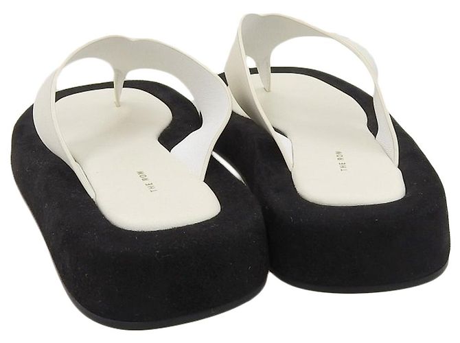 Autre Marque I sandali in pelle scamosciata nera The Row Ginza 36 - vista 4