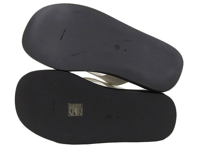 Autre Marque I sandali in pelle scamosciata nera The Row Ginza 36 - vista 5