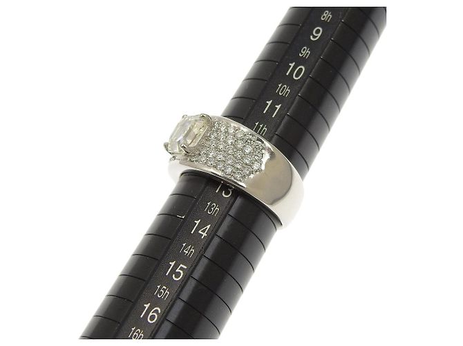 Autre Marque Platinring Pt900 mit Diamant 2ct Größe 12.5 - Ansicht 4