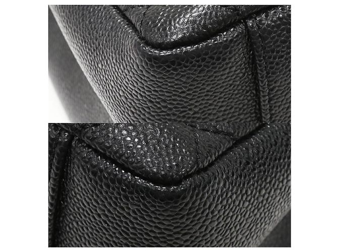 Chanel Caviar Skin GST Große Einkaufstasche 2way Bag A50995 Schwarz - Ansicht 6